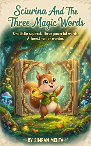 Book cover: Sciurina And The Three Magic Words by Simran Mehta — Nonu Ventures