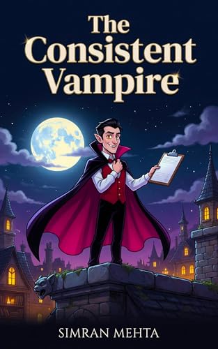 Book cover: THE CONSISTENT VAMPIRE by Simran Mehta — Nonu Ventures