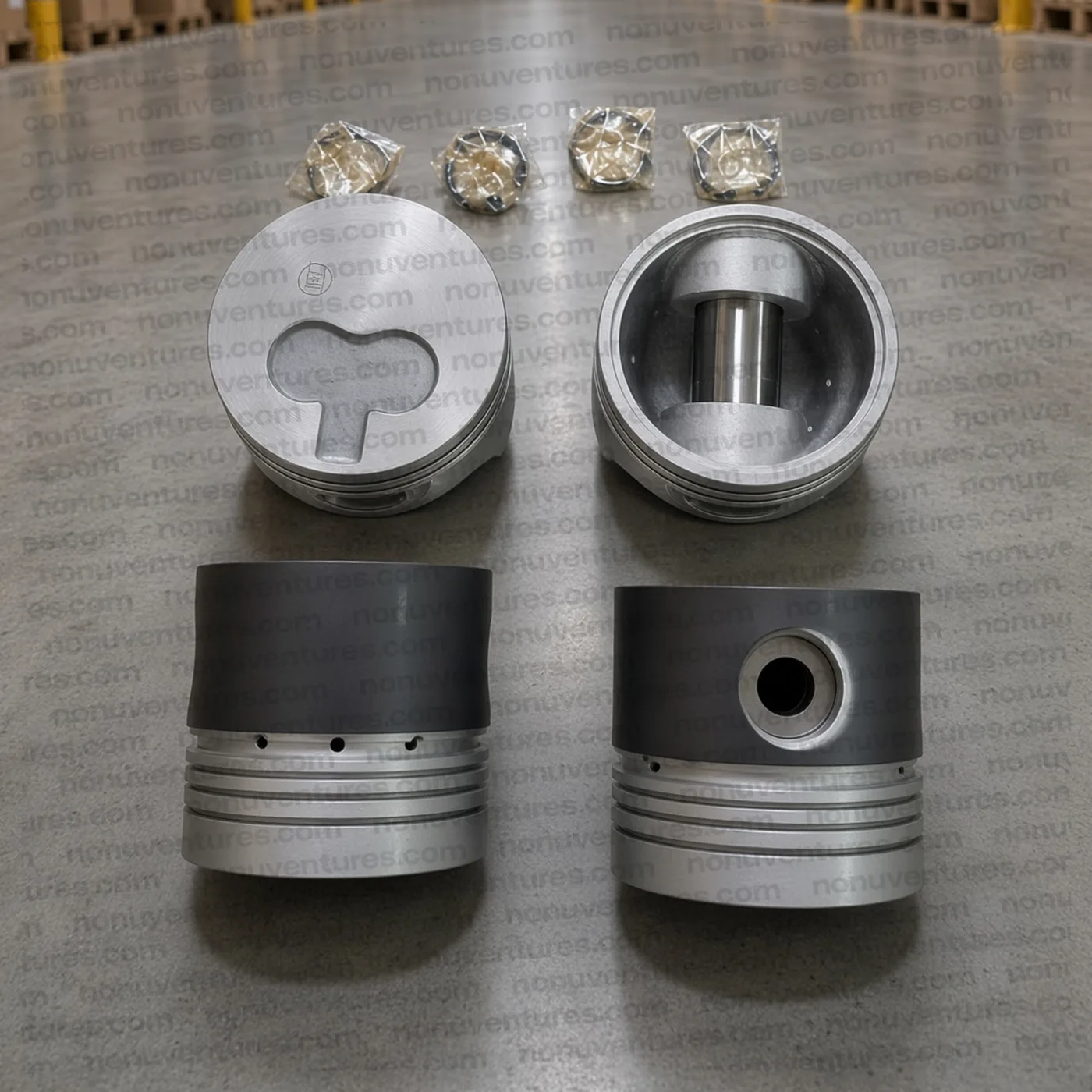 Piston Set STD | Mahindra CJ340 | Nonu Ventures Piston Set STD product photo for Mahindra CJ340 — Nonu Ventures
