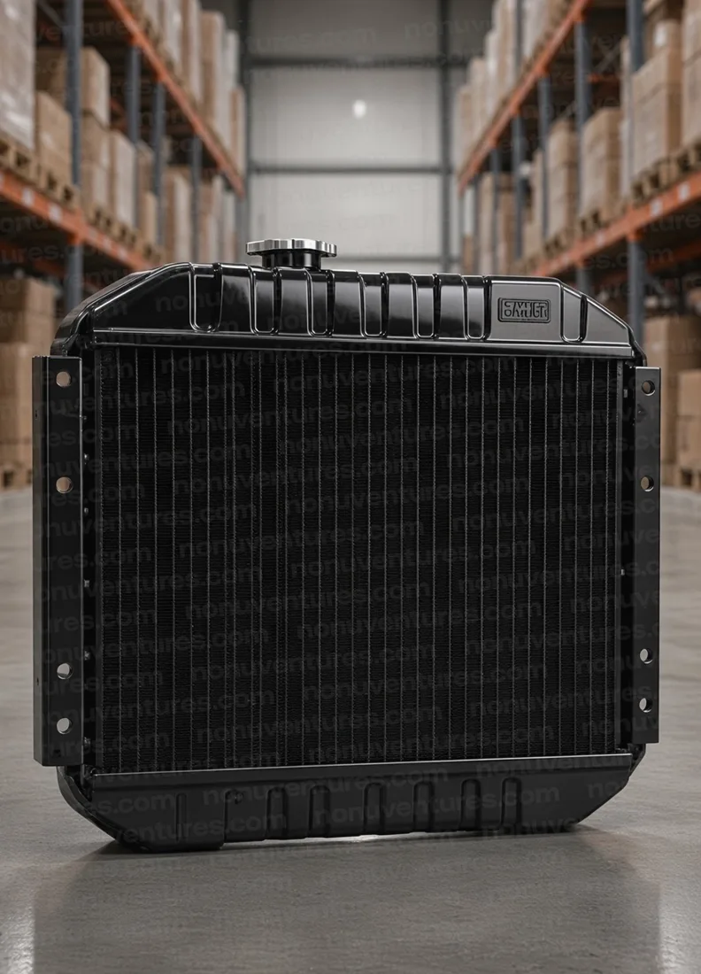 CJ340-RADIATOR Radiator | Mahindra CJ340 OEM | Nonu Ventures Radiator product photo — Mahindra OEM CJ340-RADIATOR for Mahindra CJ340 — Nonu Ventures
