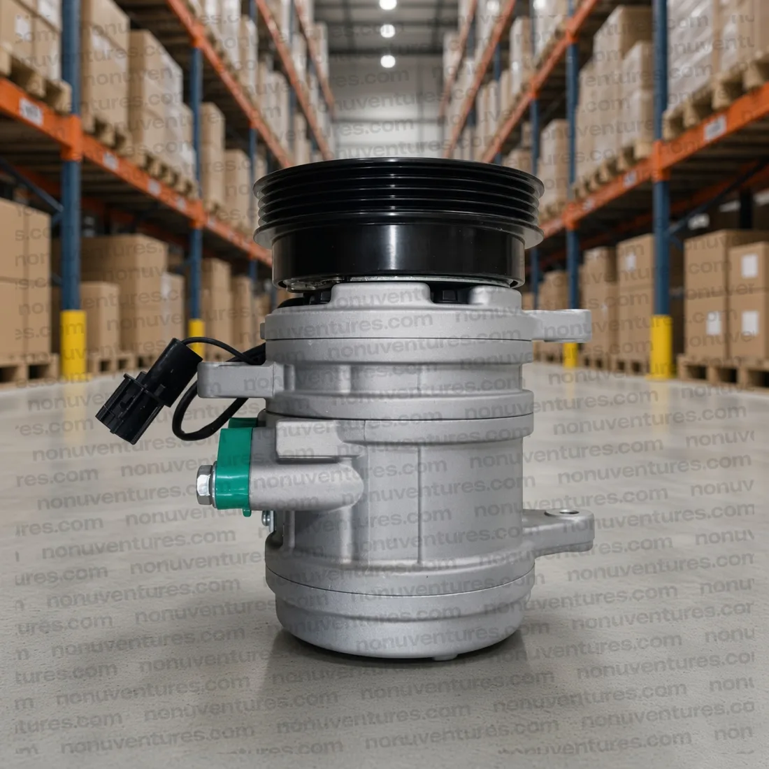 1203AA0291N AC Compressor | Mahindra Scorpio OEM | Nonu Ventures AC Compressor product photo — Mahindra OEM 1203AA0291N for Mahindra Scorpio — Nonu Ventures