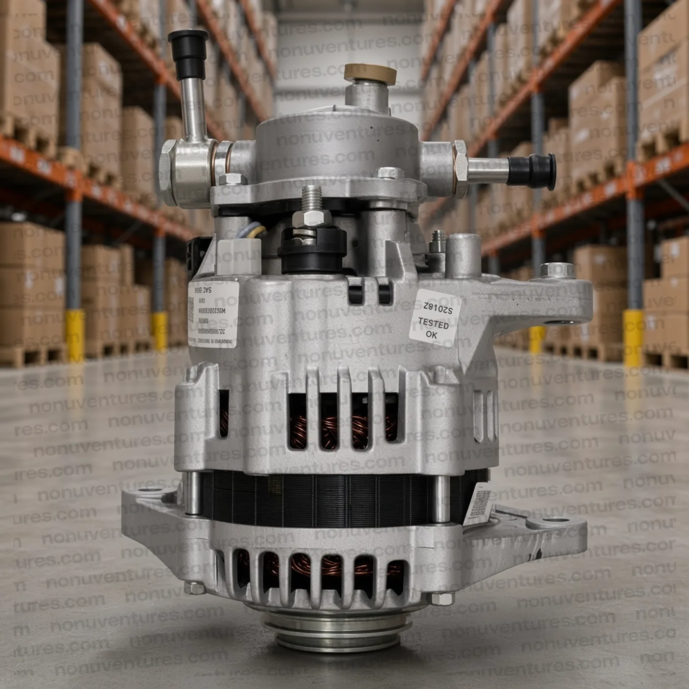 1402AA3232N Alternator Assembly (Lucas) | Mahindra Scorpio OEM | Nonu Ventures Alternator Assembly (Lucas) product photo — Mahindra OEM 1402AA3232N for Mahindra Scorpio — Nonu Ventures