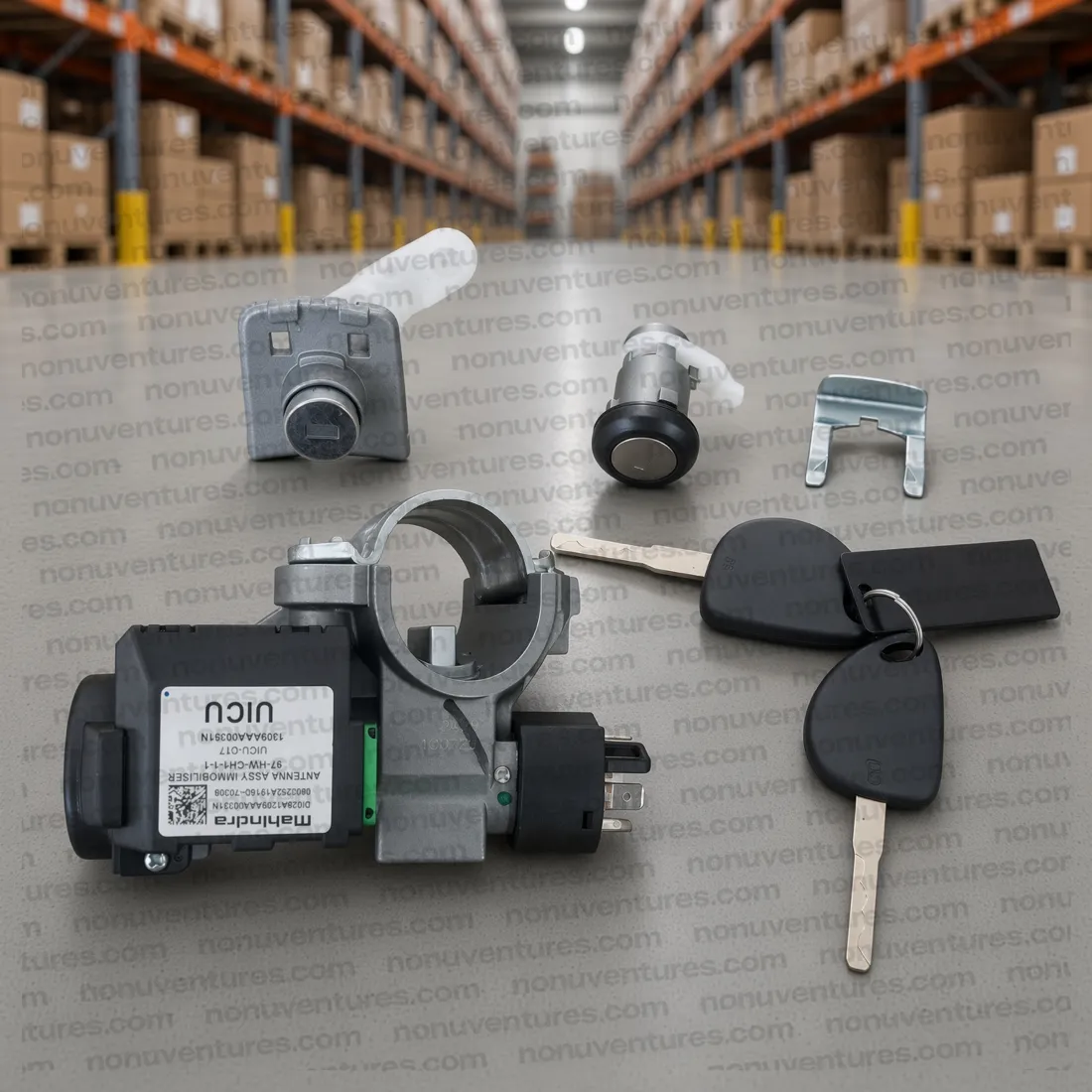 Lock Set & Ignition Switch product photo — Mahindra OEM 0114AAG00611N for Mahindra Scorpio S10 — Nonu Ventures