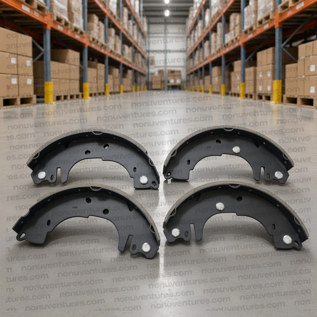 0602BA0700N Kit RR Brake Shoe & Lining Assy | Goa / Scorpio OEM | Nonu Ventures Kit RR Brake Shoe & Lining Assy product photo — Mahindra OEM 0602BA0700N for Goa / Scorpio — Nonu Ventures