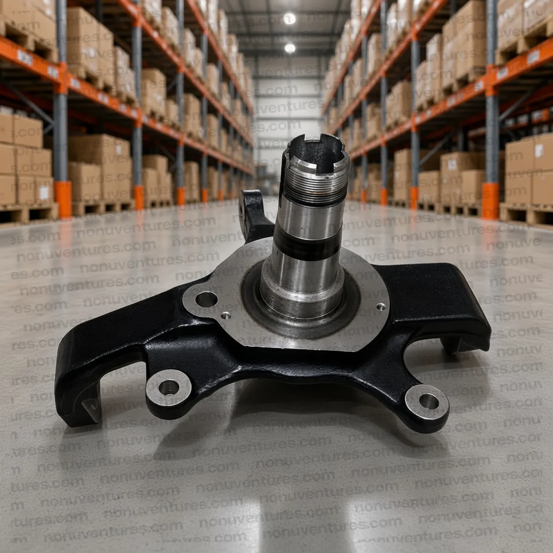0503AA4580N Steering Knuckle RH 4X4 | Scorpio S10 OEM | Nonu Ventures Steering Knuckle RH 4X4 product photo — Mahindra OEM 0503AA4580N for Scorpio S10 — Nonu Ventures