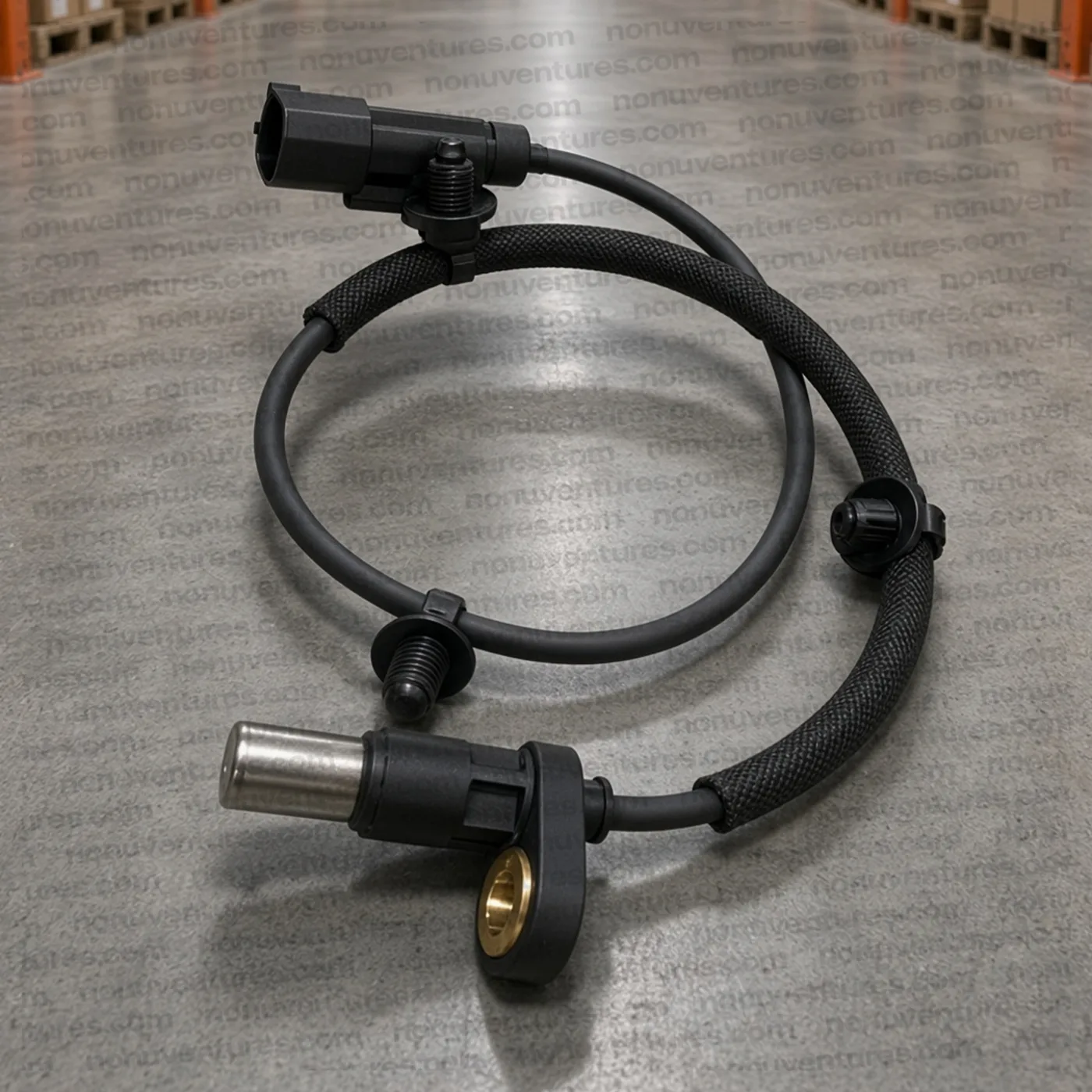 0609AAA00090N / 0609AA0010N Sensor Wheel Speed Front / Sensor de Velocidad de Rueda Delantero | Mahindra Scorpio OEM | Nonu Ventures Sensor Wheel Speed Front / Sensor de Velocidad de Rueda Delantero product photo — Mahindra OEM 0609AAA00090N / 0609AA0010N for Mahindra Scorpio — Nonu Ventures